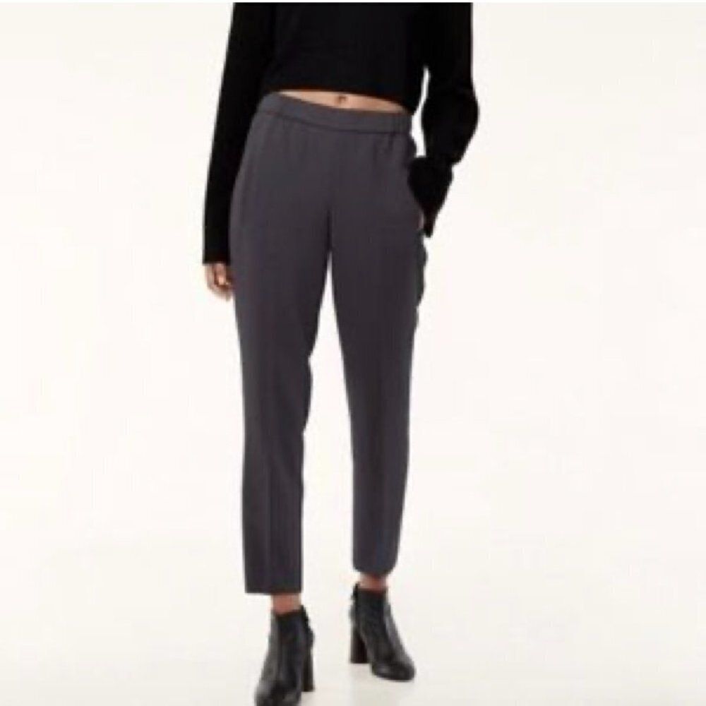 Wilfred Aritzia Women’s size 2 Darontal Dark Gray Ankle Trousers Pants